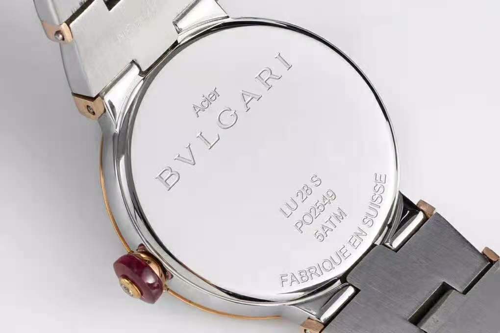 Lvcea MOP Dial in Rose Gold/Steel with D1am0nd Bezel